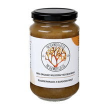 Load image into Gallery viewer, Jar of Sea Moss Gel with Bladderwrack and Burdock Root from The Sea Moss Gel Co AU. Natural superfood blend for immunity, thyroid, and gut support.