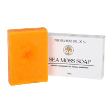 Load image into Gallery viewer, Handmade Sea Moss Soap with Orange