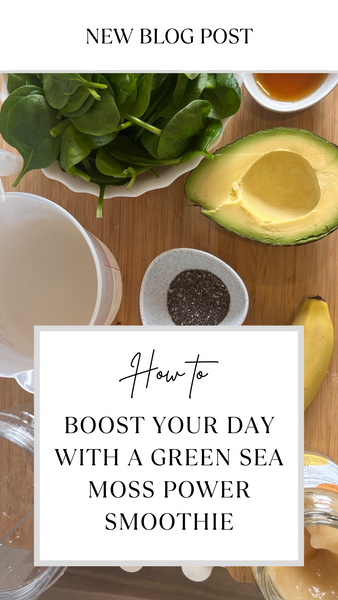 Boost Your Day with a Nutritious Green Sea Moss Power Smoothie