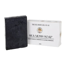 Load image into Gallery viewer, Handmade Sea Moss Soap with Bamboo Charcoal
