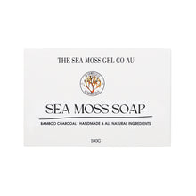 Load image into Gallery viewer, Handmade Sea Moss Soap with Bamboo Charcoal
