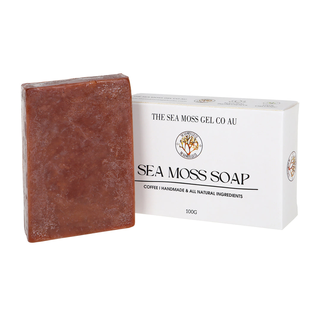 Handmade Sea Moss Soap with Coffee