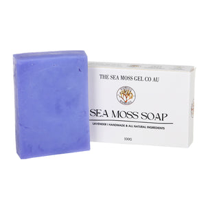 Handmade Sea Moss Soap with Lavender