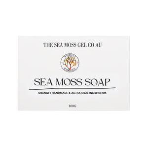 Handmade Sea Moss Soap with Orange